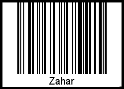 Barcode-Foto von Zahar