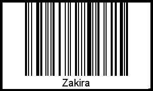 Barcode-Grafik von Zakira