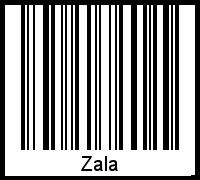 Interpretation von Zala als Barcode