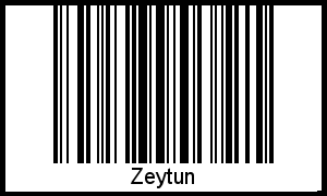 Interpretation von Zeytun als Barcode