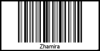 Interpretation von Zhamira als Barcode