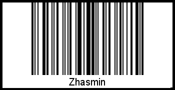 Interpretation von Zhasmin als Barcode