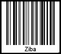 Barcode-Grafik von Ziba