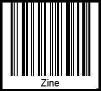 Barcode des Vornamen Zine