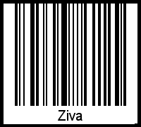 Barcode-Foto von Ziva