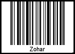 Zohar als Barcode und QR-Code