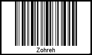 Barcode-Grafik von Zohreh