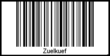 Interpretation von Zuelkuef als Barcode