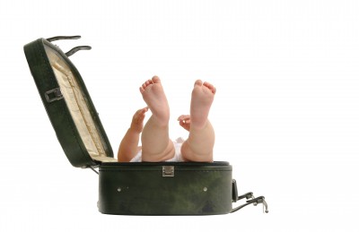 Foto:  Die Kliniktasche zur Geburt