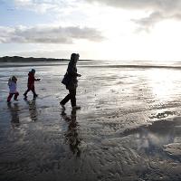 Illustration Familienurlaub an der dänischen Nordseeküste