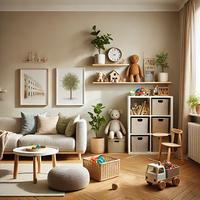 Illustration Entrümpeln für Familienhaushalte