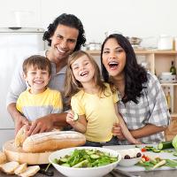 Illustration Kochen mit Kindern