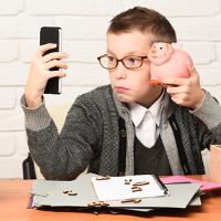 Illustration Handy-Tarife für Kids