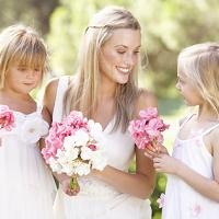 Illustration Hochzeit mit Kind