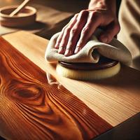 Illustration Holzmöbel und Kinder