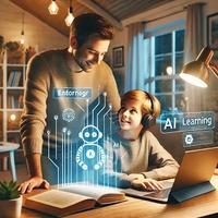 Illustration KI in der Schule