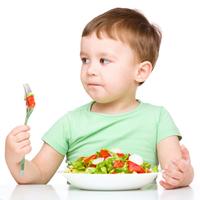 Illustration Kinder für Gemüse begeistern