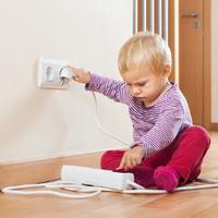 Illustration Kindersicheres Kinderzimmer