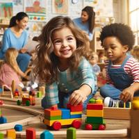 Illustration Kitas - Kindertagesstätten