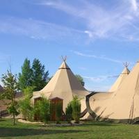 Illustration Glamping für Familien