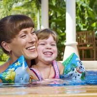 Illustration Wellness ohne Streß - auch mit der Familie