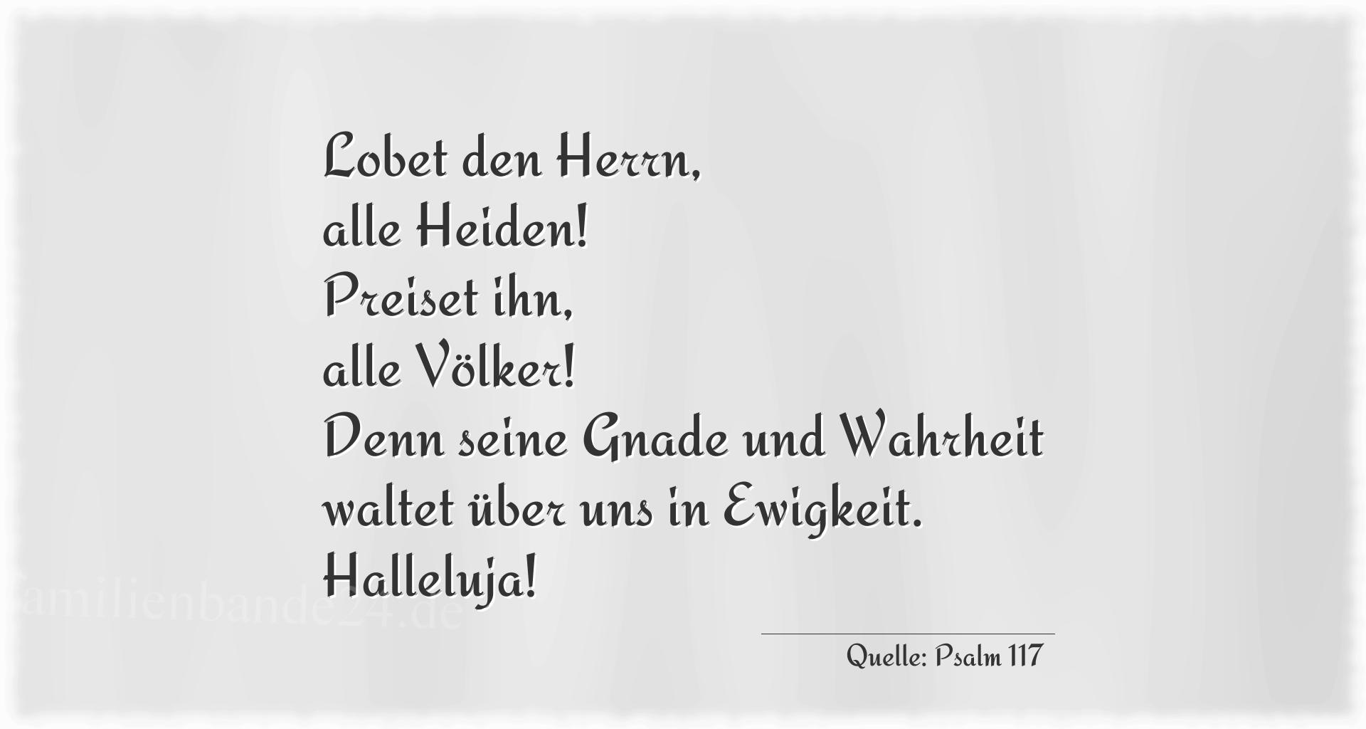 Thumbnail  zu Taufspruch  No. 272  (von Psalm 117)
