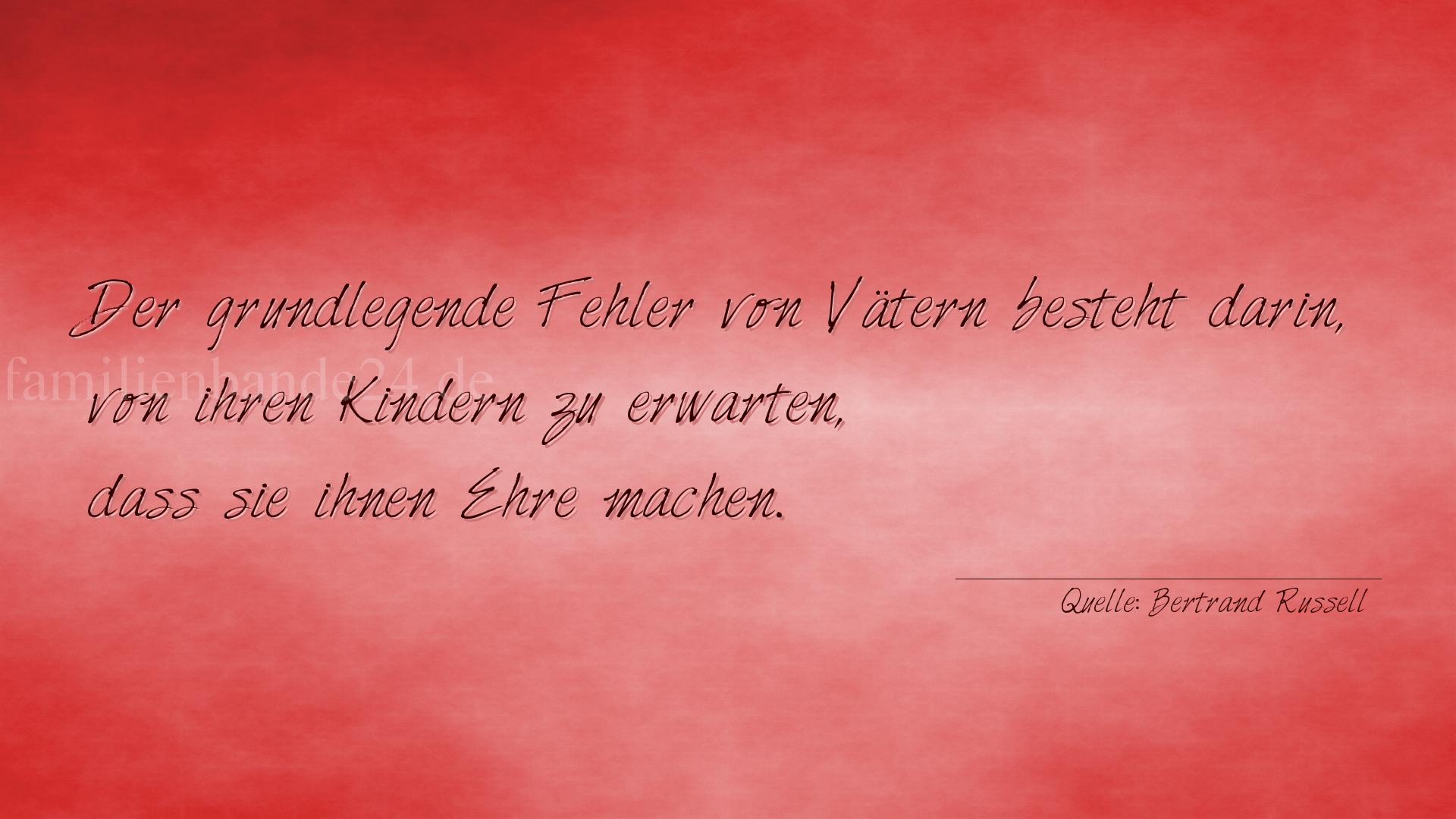 Familienspruch Nr. 349, Quelle Bertrand Russell