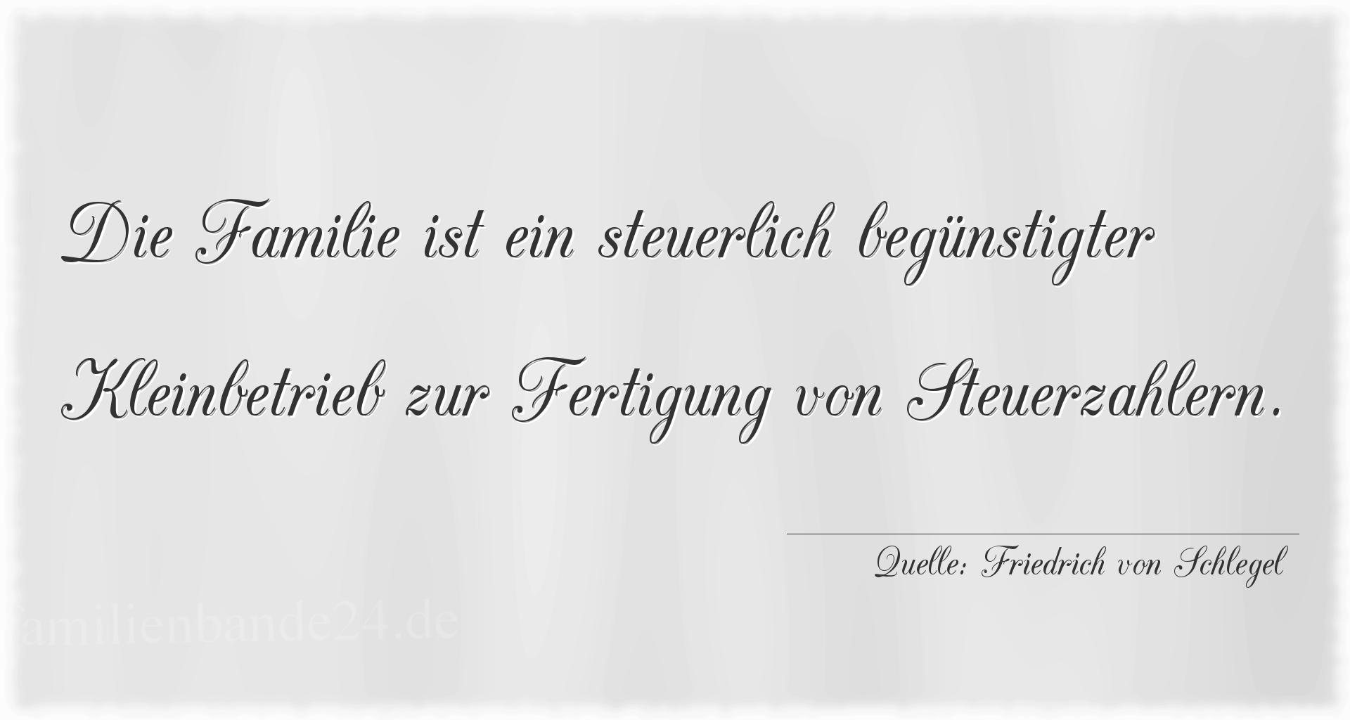 Familienspruch Nr. 355, Quelle Friedrich von Schlegel