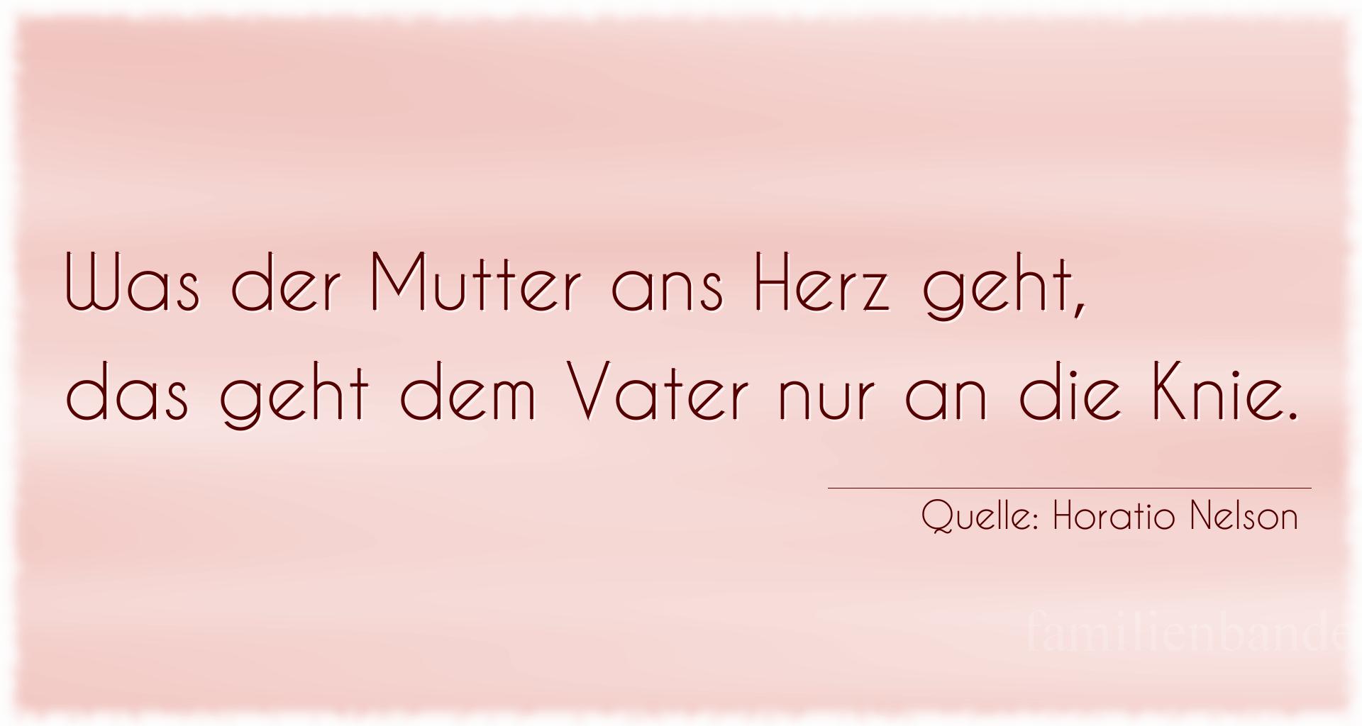 Familienspruch Nr. 361, Quelle Horatio Nelson