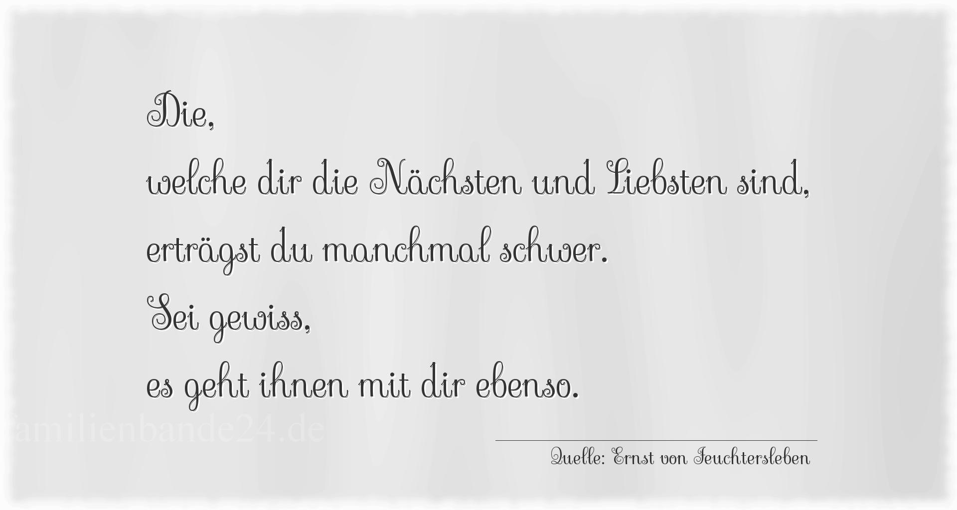 Familienspruch Nr. 362, Quelle Ernst von Feuchtersleben